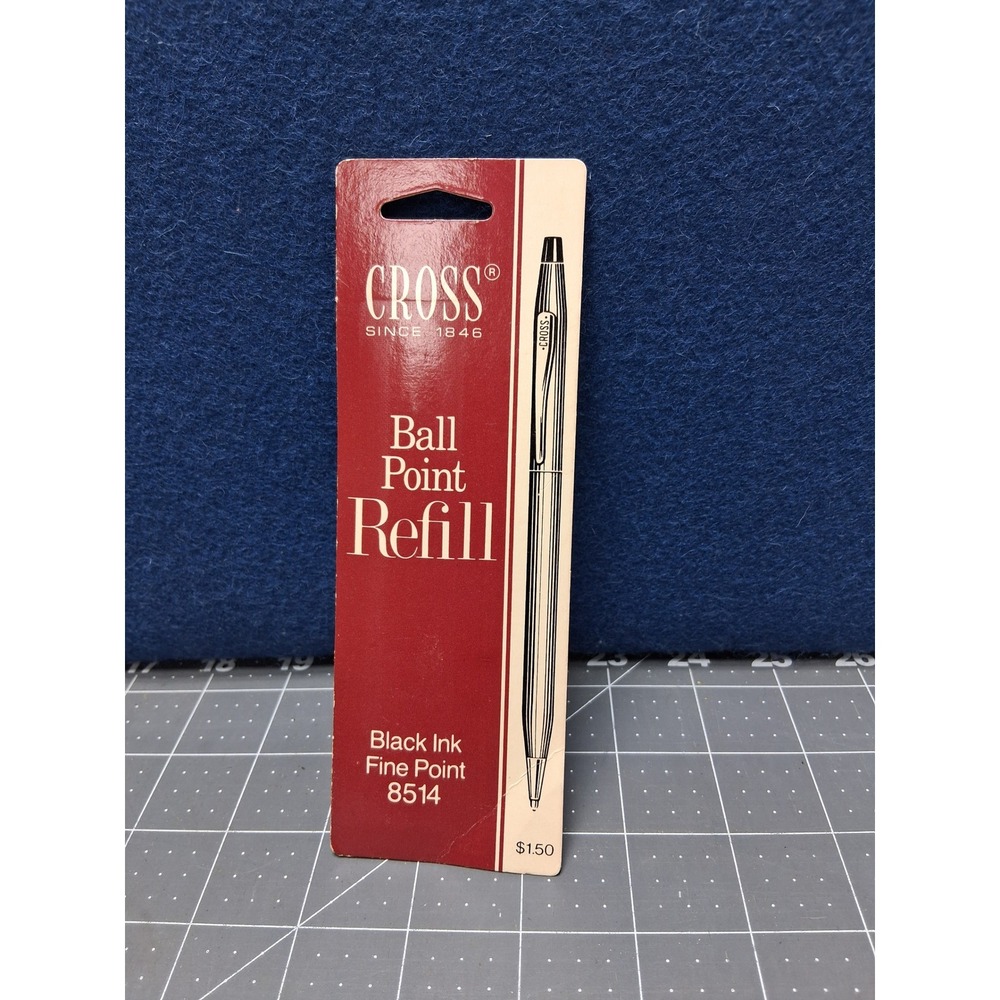 Cross Ball Point Pen Refill Black Fine Point 8514 Vintage Packaging